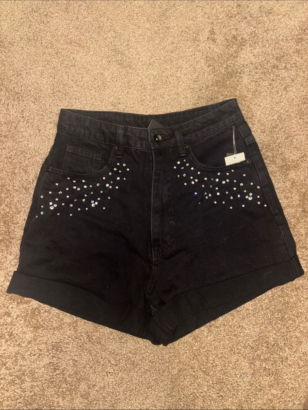 Her Universe Disney Mickey Mouse Rhinestone Mom Shorts